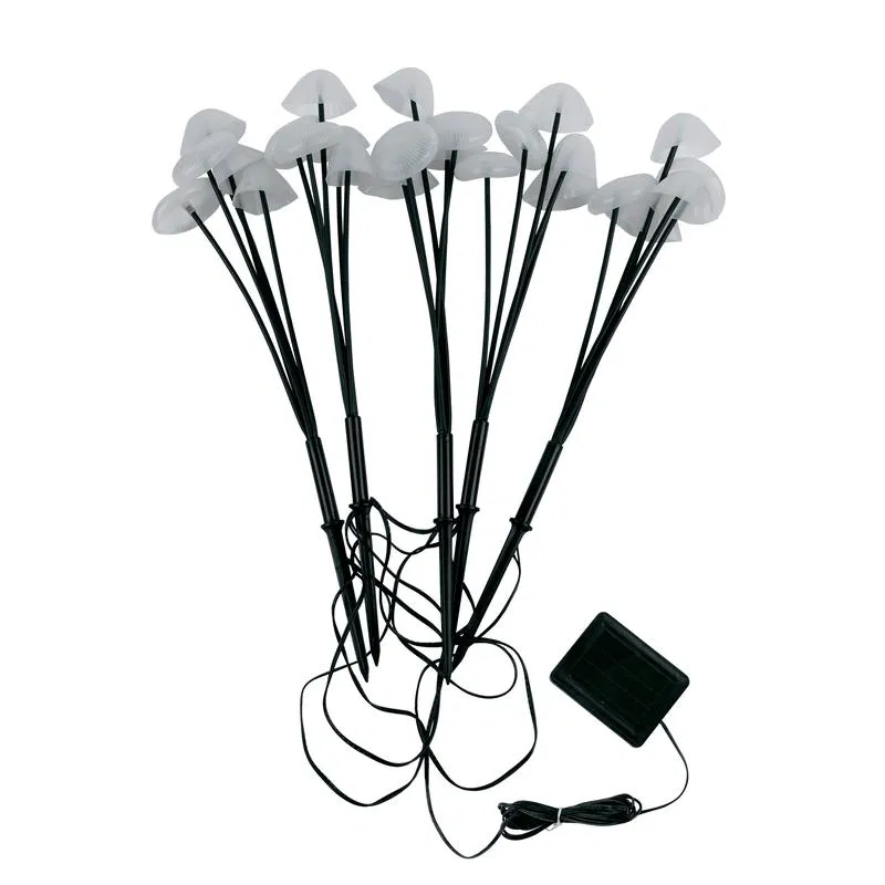 Garden lamp USL-S-832/PM030 "Magic Mushrooms" IP44 solar battery 25 LEDs warm white light (set of 25pcs) Uniel UL-00011677