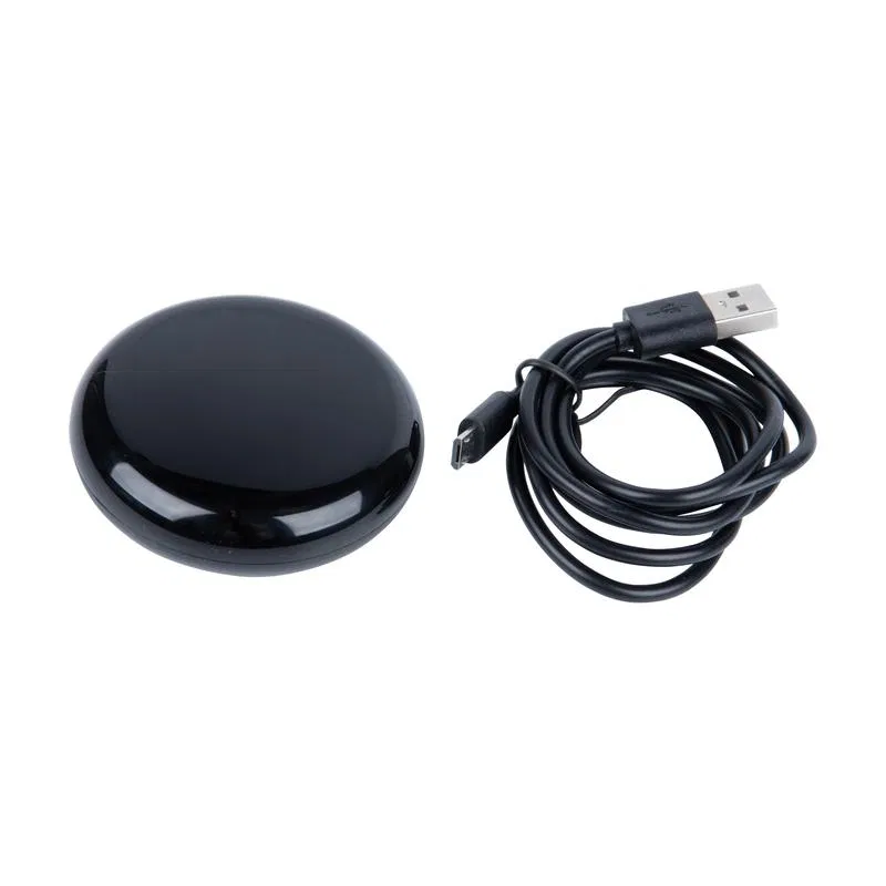 智能红外遥控器通用型 Wi-Fi micro-USB 5V (内置) 18m 语音控制 + App UnielSmart 黑色 Uniel UL-00011713