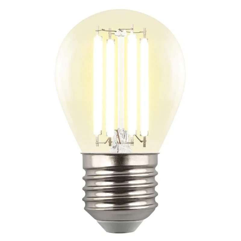 Лампа светодиодная GLY01TR LED-G45-4W/3000К/E27/CL 4Вт шар 3000К E27 прозр. (картон) Uniel UL-00011940