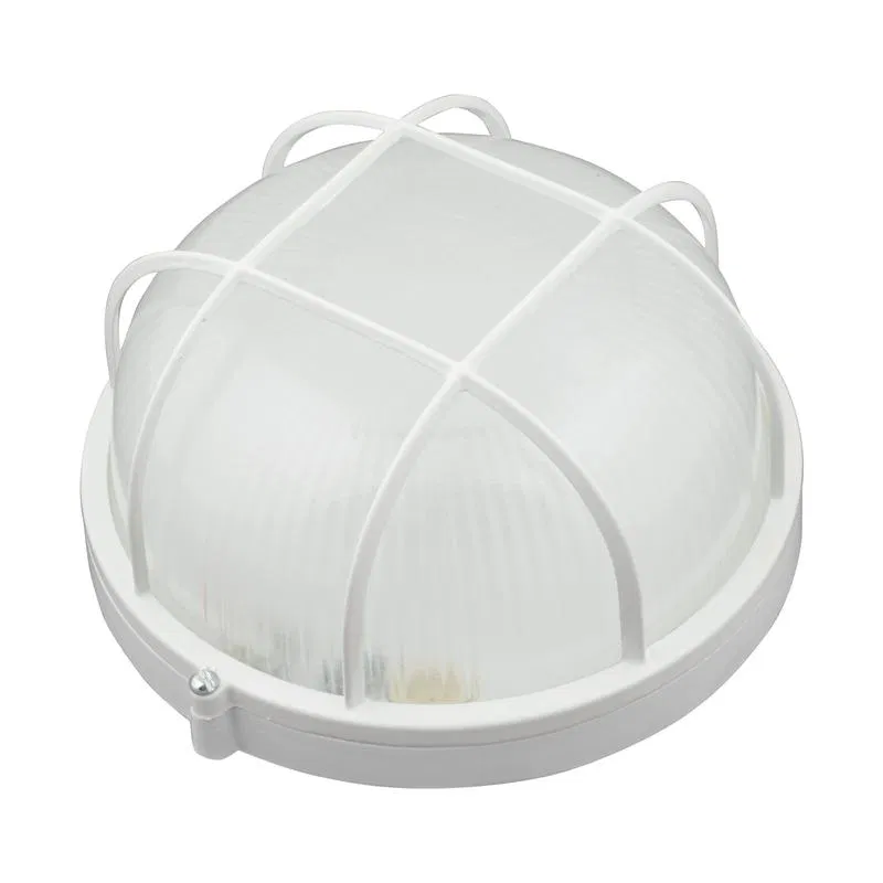 防水LED灯具 ULW-K22B 12W/4000K IP54 WHITE 带网格圆形白光 (4000K) 1200lm 直径 188mm 白色外壳 TM Uniel UL-00012048