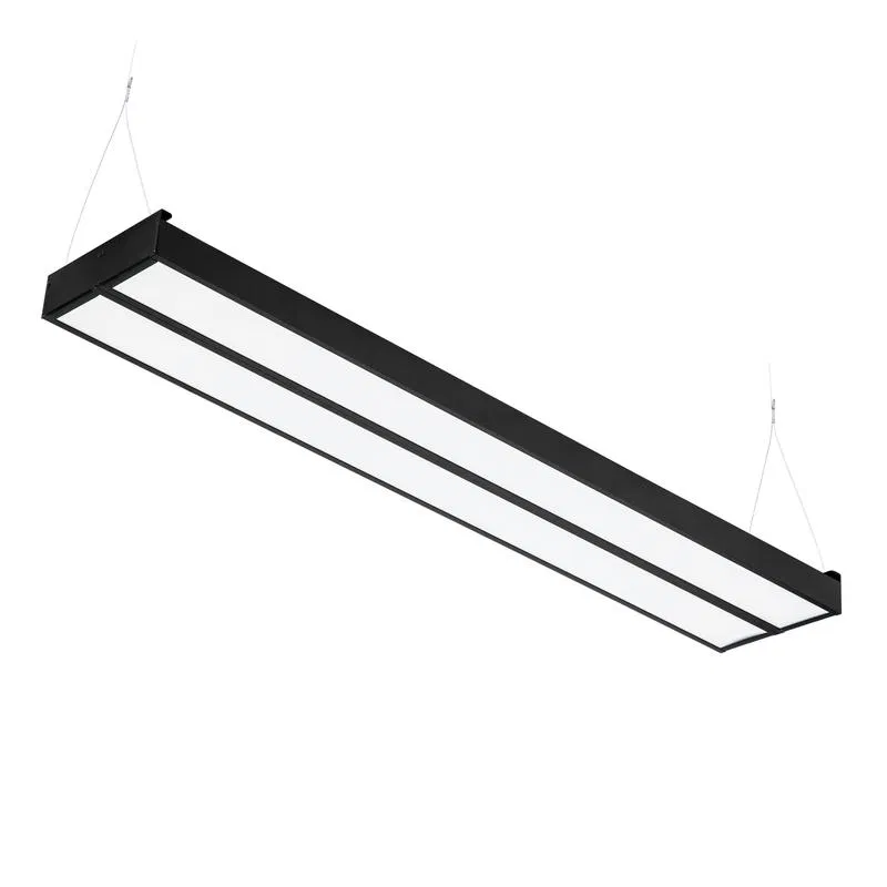 Светильник линейный светодиодный подвесной ULO-K15A 2х20Вт/4000К/L50 IP44 BLACK бел. свет (4000К) алюм. черн. Uniel UL-00012586