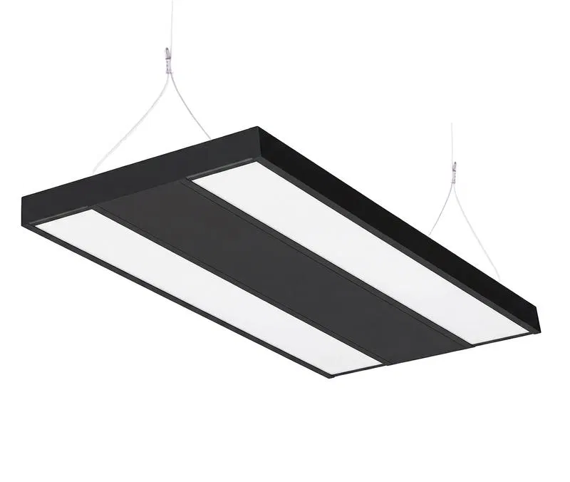 吊装式线性LED灯 ULO-K16B 2х22Вт/4000K/L100 5W/3000K IP44 LIGHT GREY 带白光背景背光 (4000K) 铝制浅灰色 Uniel UL-00012592