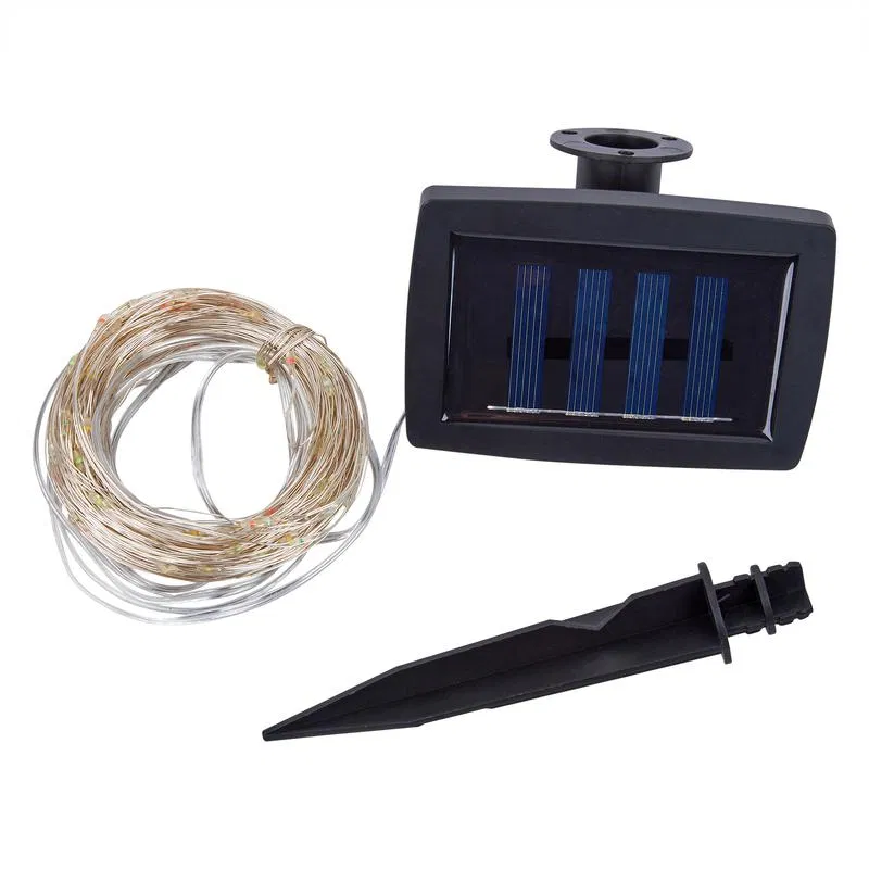 "Роса" 园艺灯串 USL-S-128/PT30000 MULTI DEW IP44 300 LED 多彩光 太阳能供电 附带 1хАА Ni-Mh 电池 TM Uniel UL-00012695