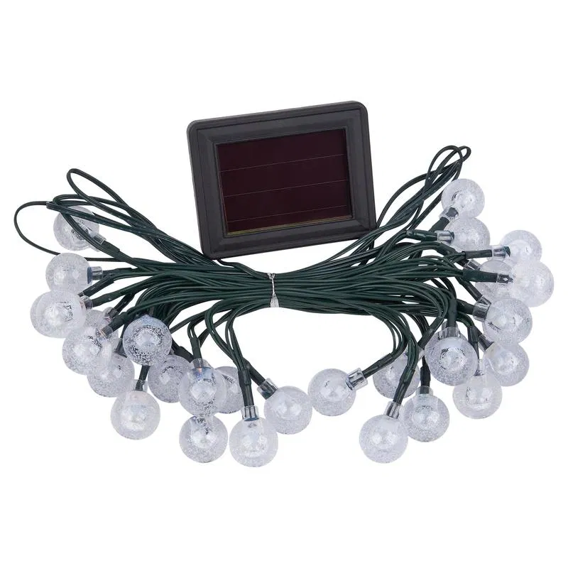 Гирлянда садовая "Шарики-пузырьки" USL-S-231/PT4500 BUBBLE BALLS IP44 30 светодиодов разноцветный свет на солнечн. батарее 1хАА Ni-Mh аккумулятор в комплекте TM Uniel UL-00012696