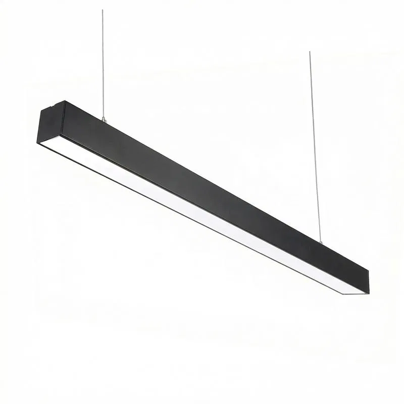 Светильник линейный светодиодный подвесной ULO-K10D 25W/4000K/L100 IP40 BLACK бел. свет (4000К) 2800лм алюм. черн. Uniel UL-00013498
