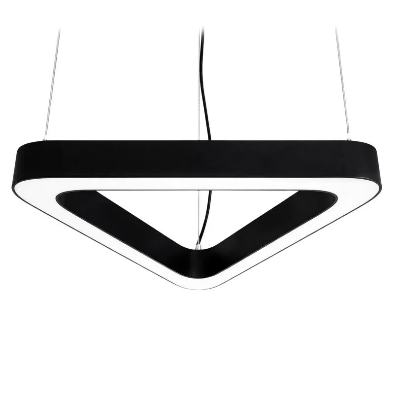 Светильник линейный светодиодный подвесной ULO-K11B 50Вт/4000К/T70 IP40 BLACK треугольник 70см бел. свет (4000К) 5600лм алюминий черн. Uniel UL-00014003
