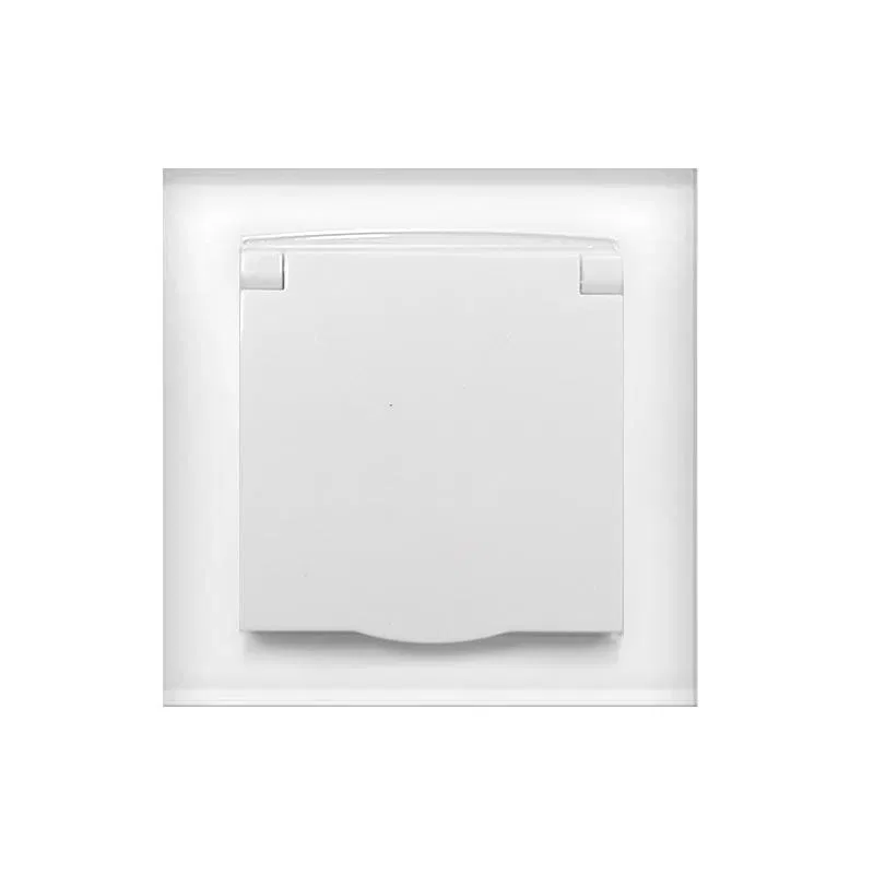Розетка 1-м СП Бриллиант 16А IP20 с заземл. с крышкой бел. UNIVersal 7947649