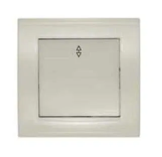 Переключатель проходной 1-кл. СП Бриллиант 10А IP20 сл. кость UNIVersal 7948592