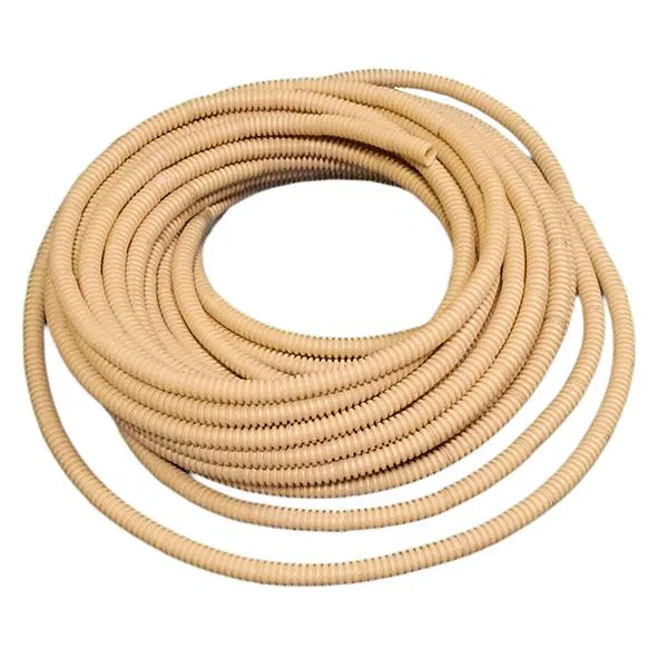 PVC 轻型波纹管 d16mm 带穿线丝 浅木色 (25m/包) Ural Pak ГФ-8104116-025