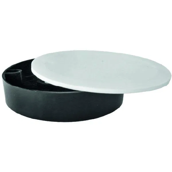 Mounting box U194 d75x15mm cover IP20 white/black Ural Pak KM-500000194-180