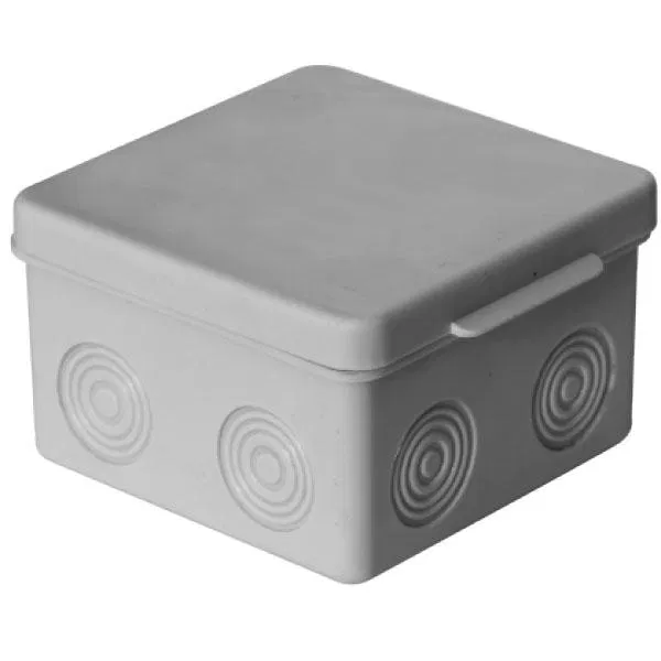 Junction box OP 80x80x50mm without cable glands ser. Ural Pack KO-52117080-100