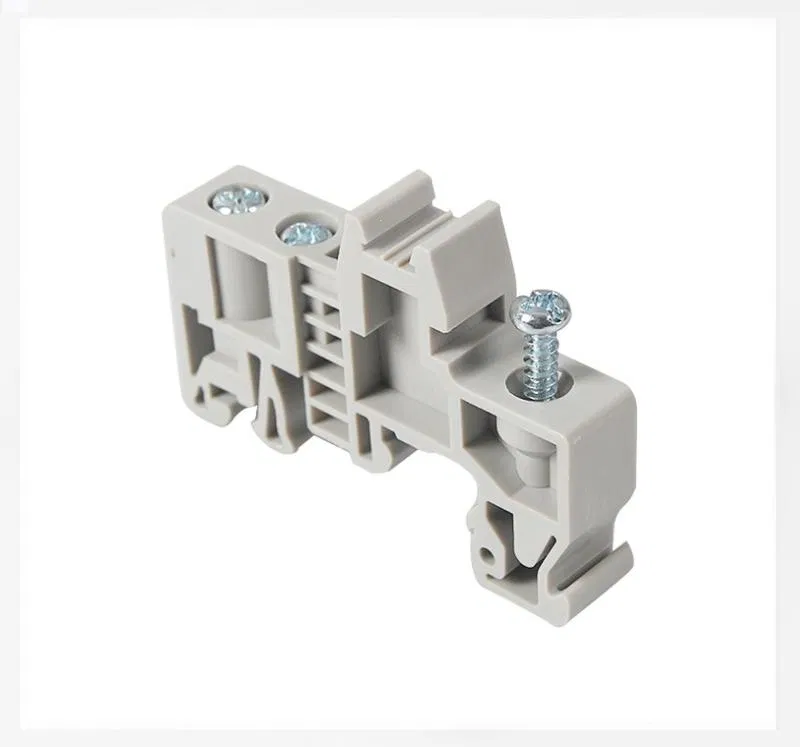 End stop for screw terminal block mounting NS 35/7.5 NS 35/15 NS 32 ser. UTL E/1B-GY