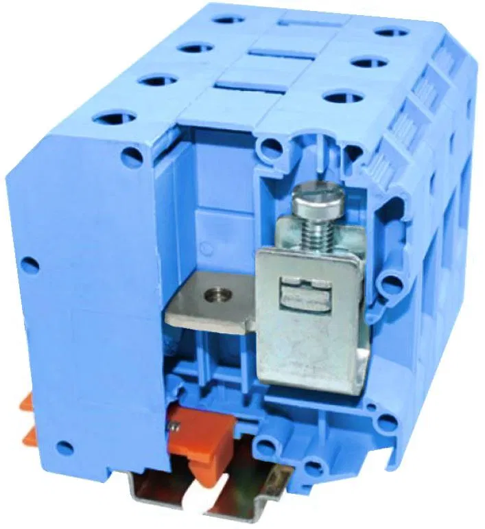 Screw terminal block nominal cross-section 50mm² (1000V 150A) width 20.2mm mounting NS 35/7.5 NS 35/15 NS 32 single UTL JUT1-50-BE