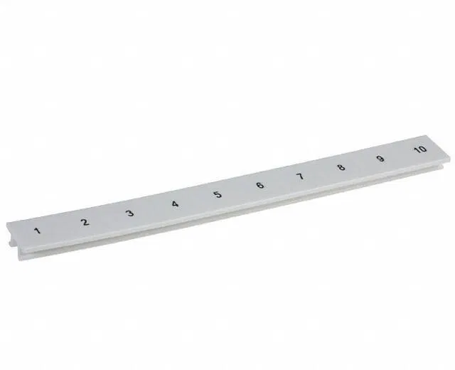 Strip with marking tags (10pcs) sym. 1-10 for terminals 10mm2 white UTL ZB10 1-10
