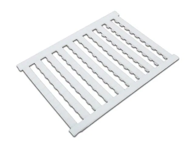 Strip with marking tags (100pcs) sym. 61-70 for terminals 2.5mm2 white UTL ZBFM5 61-70