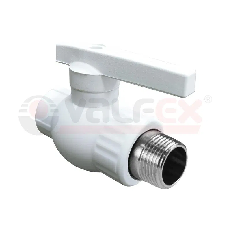 Кран шаровой комбинированный НР 25х3/4 (40/10) сер. VALFEX 10144225Г