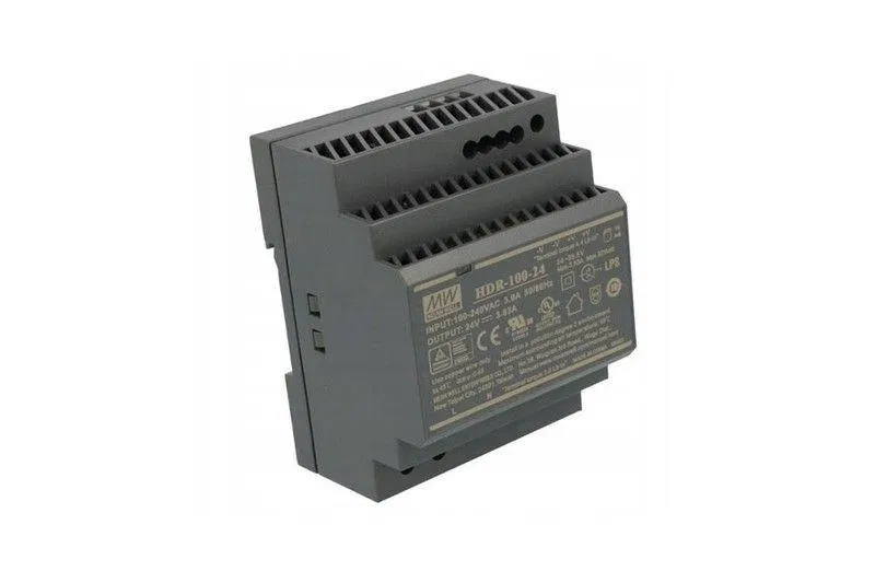 DIN-rail power supply 24V 3.83A 100W MEANWELL Class III protection 70x90x54.5mm VARTON HDR-100-24