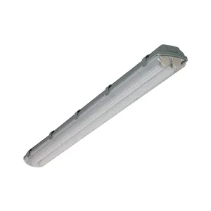 Fluorescent luminaire LPP 2x36 1262x124x85 IP65 surface mounted with clear diffuser VARTON V1-C1-00219-20G00-6572LUM