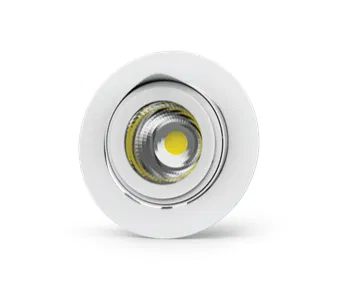 LED luminaire DL/R 165x125 30W 4000K swivel 40deg. d155mm recessed white. VARTON V1-R0-00411-10R03-2003040