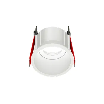Рамка для модульного светильника FLEX 50 03 85х65 круглая встраив. утопленная поворотная RAL 9010 VARTON V1-R0-00435-10005-2000000