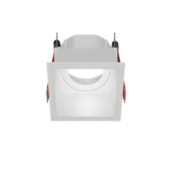 Frame for modular luminaire FLEX 50 10 85x85x65 square recessed swivel RAL9010 VARTON V1-R0-00435-10006-2000000