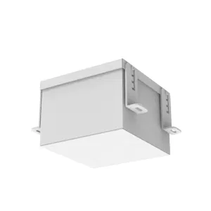 Светильник светодиодный DL-Grill CRI90 для потолка Грильято 150х150мм 24Вт 3000К 140х140х100мм IP54 встраив. RAL9003 бел. муар VARTON V1-R0-01809-10000-5402430