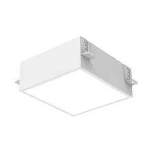 Светильник светодиодный DL-Grill CRI90 для потолка Грильято 200х200мм 15Вт 3000К 186х186х75мм встраив. RAL9003 бел. муар VARTON V1-R0-01810-10000-4001530