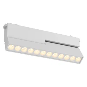 Светильник светодиодный Comfort/R L230 для магнитной системы Galakti 230х26х80 12Вт 3000К 24град. CRI>90 трековый линейный бел. VARTON V1-R0-0R159-91L10-2001230