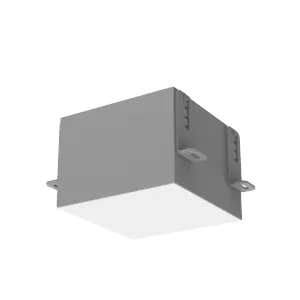 Светильник светодиодный DL-Grill CRI90 для потолка Грильято 150х150мм 15Вт 4000К 140х140х100мм встраив. RAL7045 сер. муар диммер DALI VARTON V1-R0-71809-10D01-4001540