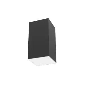 Светильник светодиодный DL-Box 12Вт 4000К 90х90х170 накладной RAL9005 черн. муар с опаловым рассеив. VARTON V1-R0-90817-20000-2001240