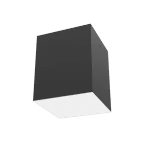 Светильник светодиодный DL-Box 15Вт 4000К 140х140х170 накладной RAL9005 черн. муар с опаловым рассеив. DALI VARTON V1-R0-90819-20D01-2001540