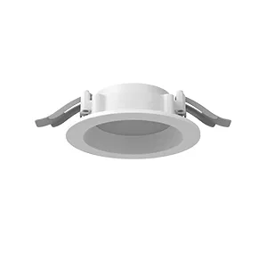 LED luminaire DL-01 Pro 100mm 8W 4000K 120x49mm IP65/40 round recessed emergency autonomous continuous duty with opal diffuser RAL9003 white moire VARTON V1-RF-00111-10A00-6500840