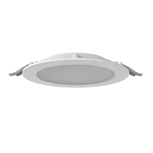 Светильник светодиодный DL-01 Slim 200мм 40Вт 3000К CRI90 221x40мм IP65/40 рассеив. опал RAL9003 бел. муар VARTON V1-RF-0R084-10000-6504030