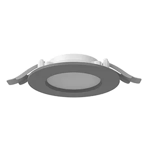 Светильник светодиодный DL-01 Slim 100мм 10Вт 4000К CRI90 120х37мм IP65/40 аварийный автономный постоянного действия рассеив. опал RAL7045 сер. муар VARTON V1-RF-7R011-10A00-6501040