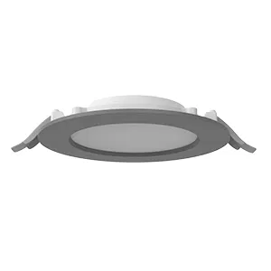 Светильник светодиодный DL-01 Slim 160мм 15Вт 3000К CRI90 176х39мм IP65/40 RAL7045 сер. с рассеив. опал диммер DALI VARTON V1-RF-7R083-10D01-6501530