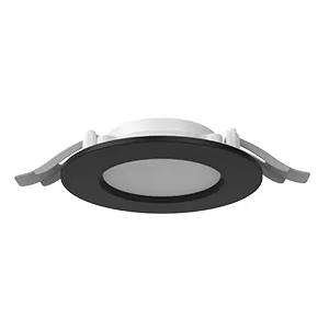 Светильник светодиодный DL-01 Slim 100мм 13Вт 3000К 120x37мм IP65/40 круглый встраив. с опаловым рассеив. RAL9005 черн. муар VARTON V1-RF-90011-10000-6501330