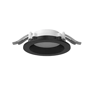 Светильник светодиодный DL-01 Pro 100мм 8Вт 4000К 120х49мм IP65/40 круглый встраив. аварийный автономный постоянного действия с опаловым рассеив. RAL9005 черн. муар VARTON V1-RF-90111-10A00-6500840