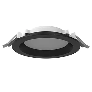 Светильник светодиодный DL-01 Pro 160мм 25Вт 4000К 176x51мм IP65/40 круглый встраив. аварийный автономный постоянного действия с опаловым рассеив. RAL9005 черн. муар VARTON V1-RF-90183-10A00-6502540