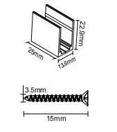 Комплект монтажных клипс для ленты NEON 1120 HB IP65 (уп.10шт) VARTON V4-NS-00.0053.STR-0012