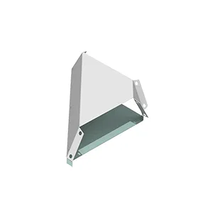 L-shaped connector with a set of fasteners for Supermarket VARTON V4-R0-00.0010.SU0-0001 luminaires