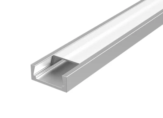 LED灯带用嵌入式型材 24x11mm L2000 (最大灯带宽度 10mm) 配乳白扩散罩 铝制 VARTON V4-R0-70.0001.KIT-0201
