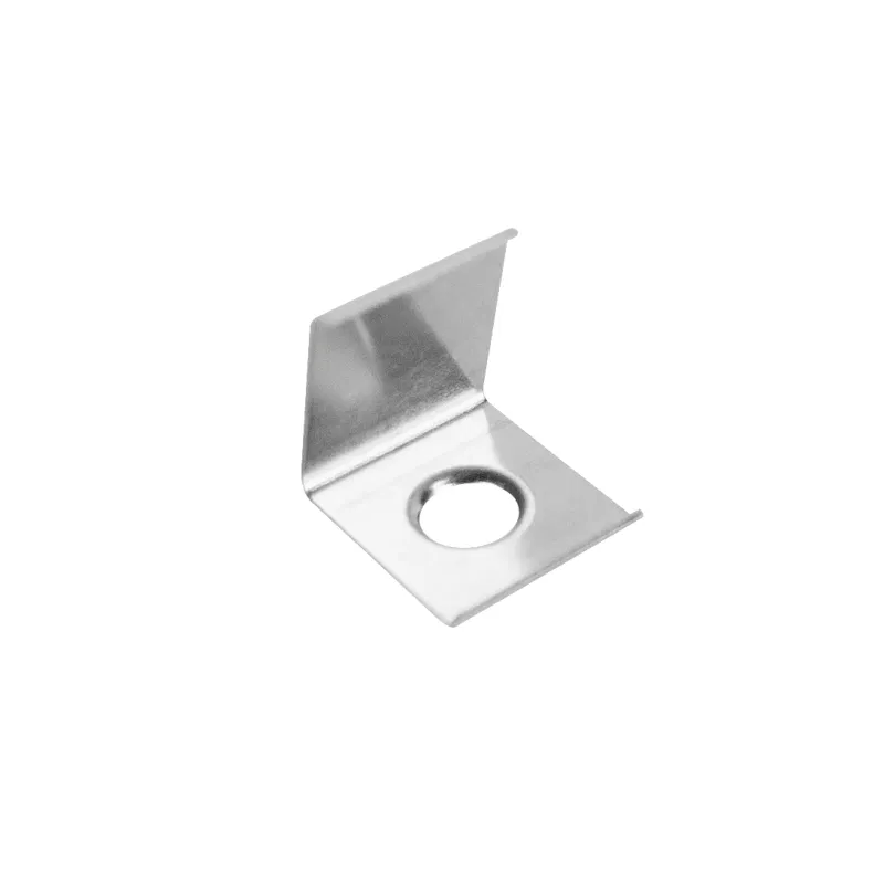 Mounting clip for corner profile metal