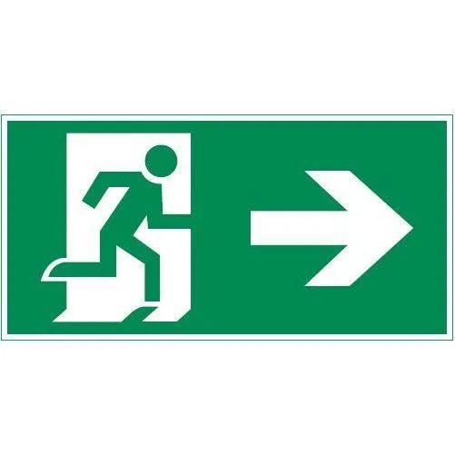 Sign "Figure/arrow right" 300x150mm for emergency evacuation luminaire Vision/Giant VARTON V5-EM03-60.003.022