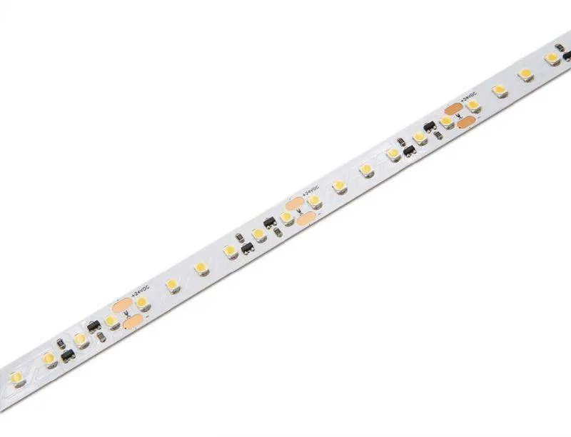 Лента светодиодная 10Вт/м 24В 3000К 10мм IP20 SMD 2835 120LED/м (уп.20м) VARTON VLS-20-10-2835-10-120-30