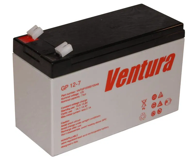 Аккумулятор 12В 7А.ч GP 12-7 Ventura 1906597А