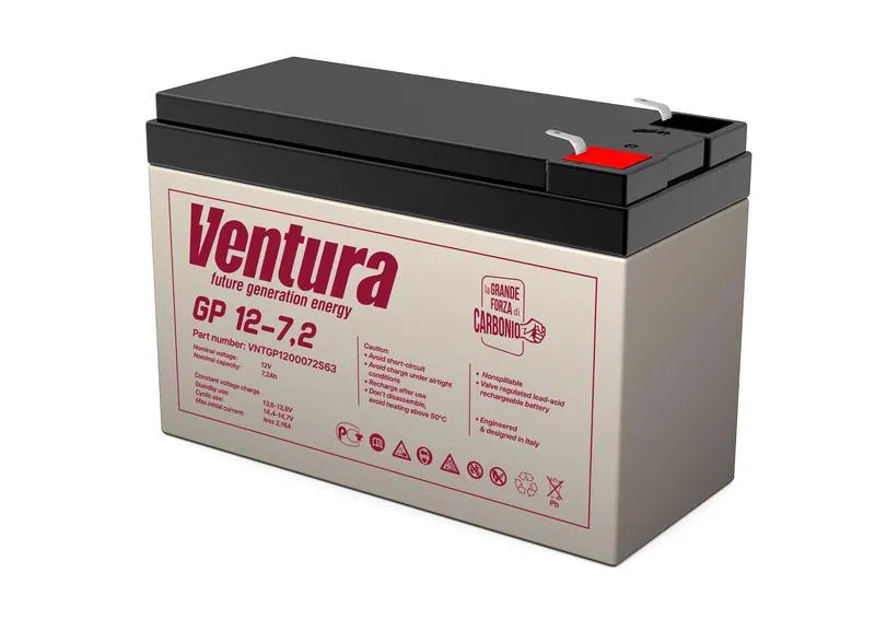 Аккумулятор 12В 7.2А.ч GP 12-7.2 Ventura 1906598А