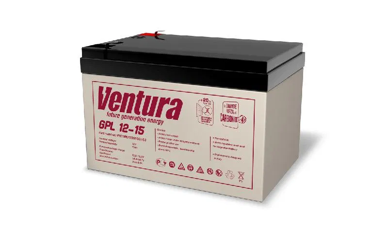 Аккумулятор 12В 14А.ч GPL 12-15 Ventura 1906605А