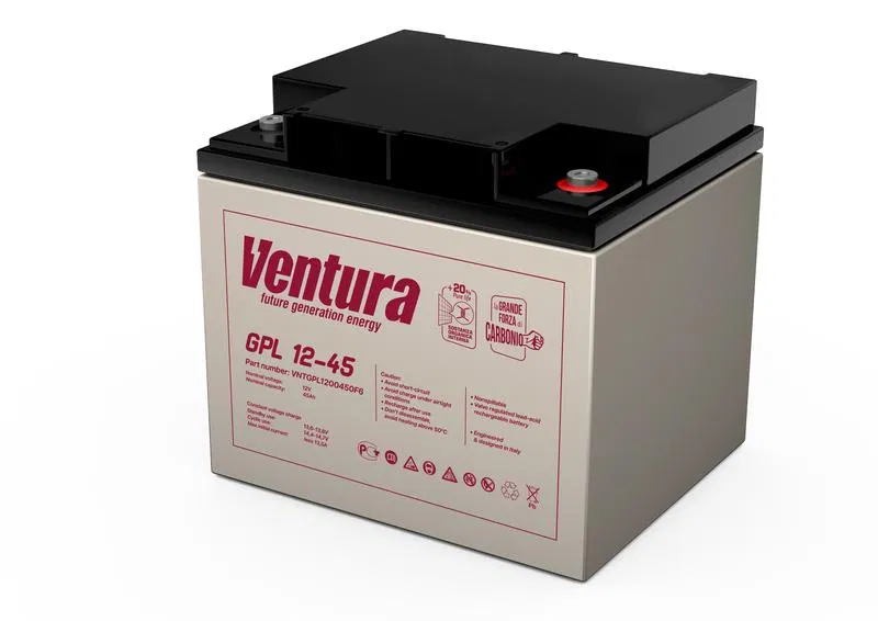 Аккумулятор 12В 45А.ч GPL 12-45 Ventura 1906609А