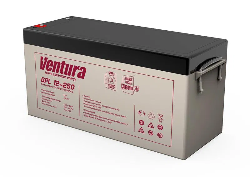 Аккумулятор 12В 250А.ч GPL 12-250 Ventura 1906618А