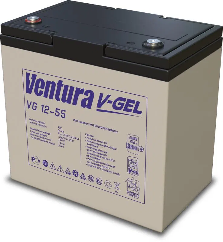 Аккумулятор 12В 55А.ч VG 12-55 Ventura 1906637А